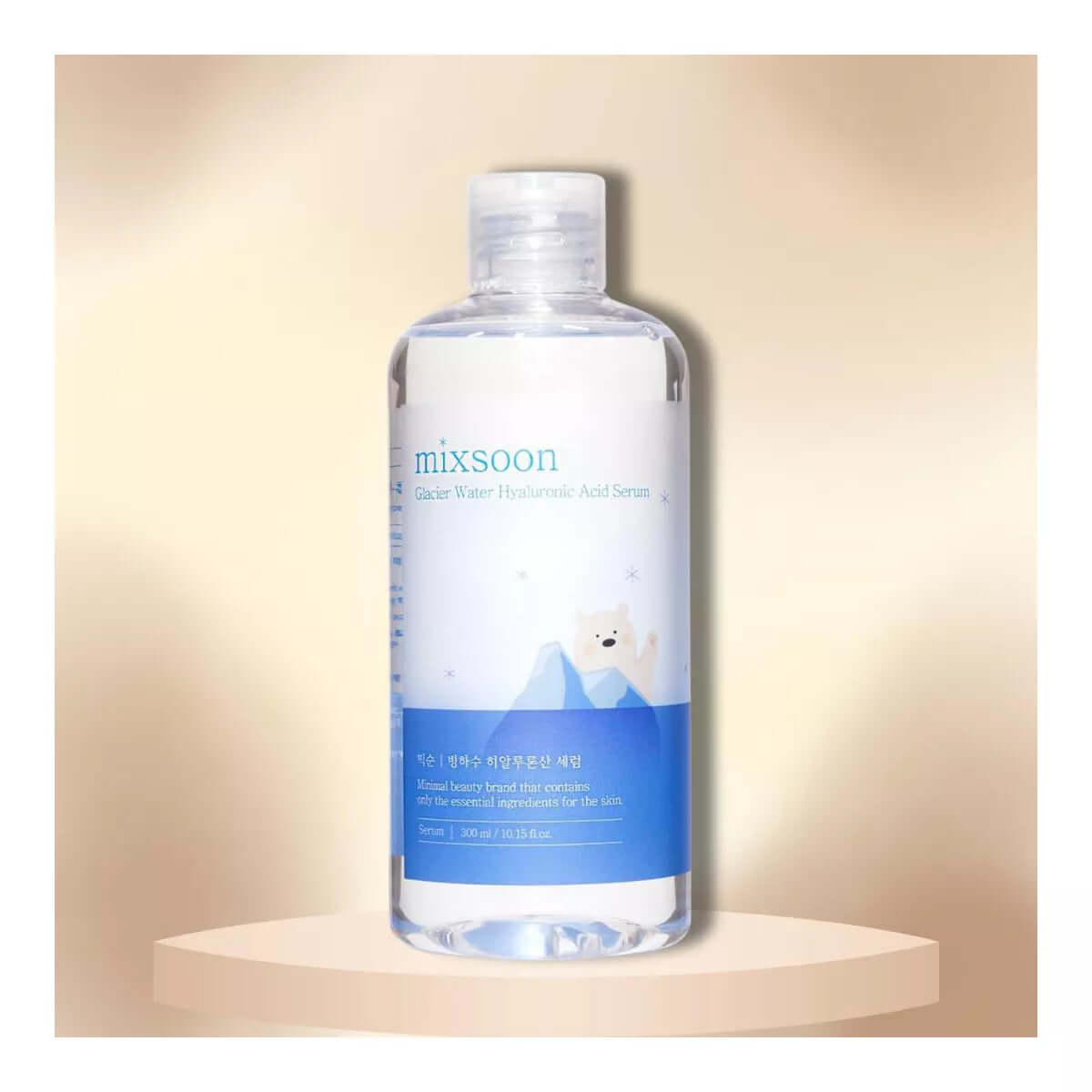 Mixsoon Glacier Water Hyaluronic Acid Serum | Non-Greasy Hydration Booster, Firming Facial Serum for Radiant - (10.14 Oz)