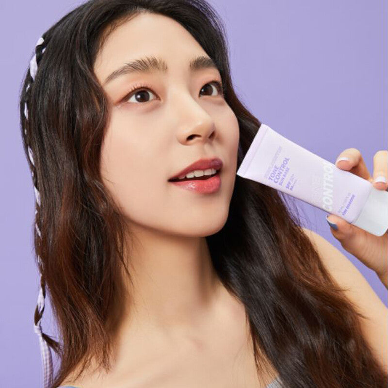 I'M MEME I'M Purple Cotton Tone Control Sun Base SPF50+/PA++++ Toneup Sunblock