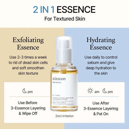 MIXSOON Bean Essence 50Ml – Gentle Exfoliating & Moisturizing