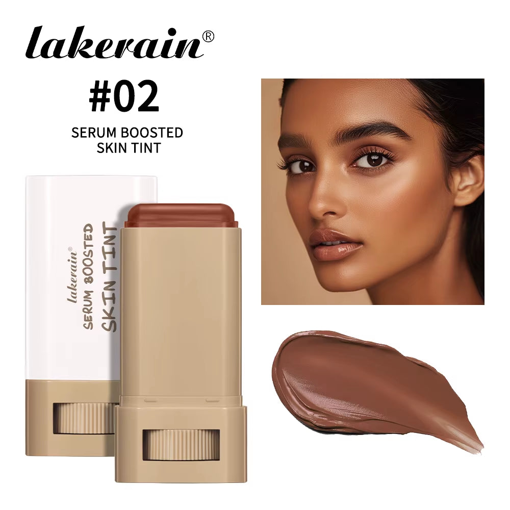 Eraser Foundation Stick Silky Texture Moisturizing Smooth Boosted Skin Tint Foundation Stick Travel-Friendly Concealer Stick