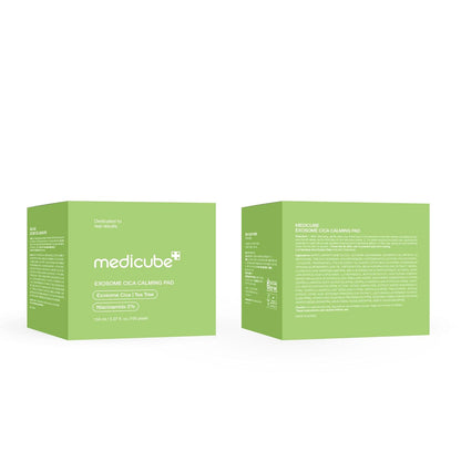 Toner Pads Exosome CICA Tea Tree Calming Toner Pad for Sensitive Skin | Centella Asiatica for Redness, Breakouts | Low-Irritating & Hydrating Care | Korean Skincare, 100 Pads (1 Pack)